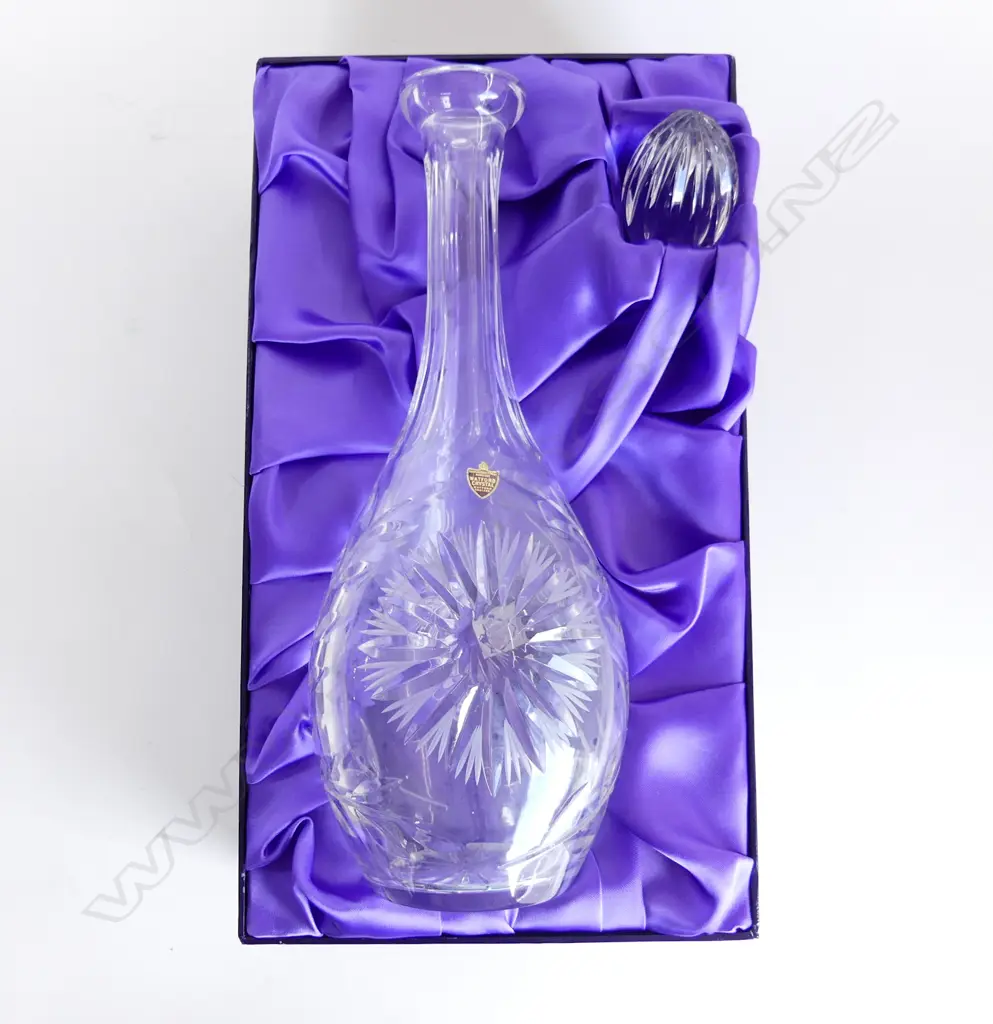 WATERFORD CRYSTAL DECANTER in orig. box H.385mm Image 1++