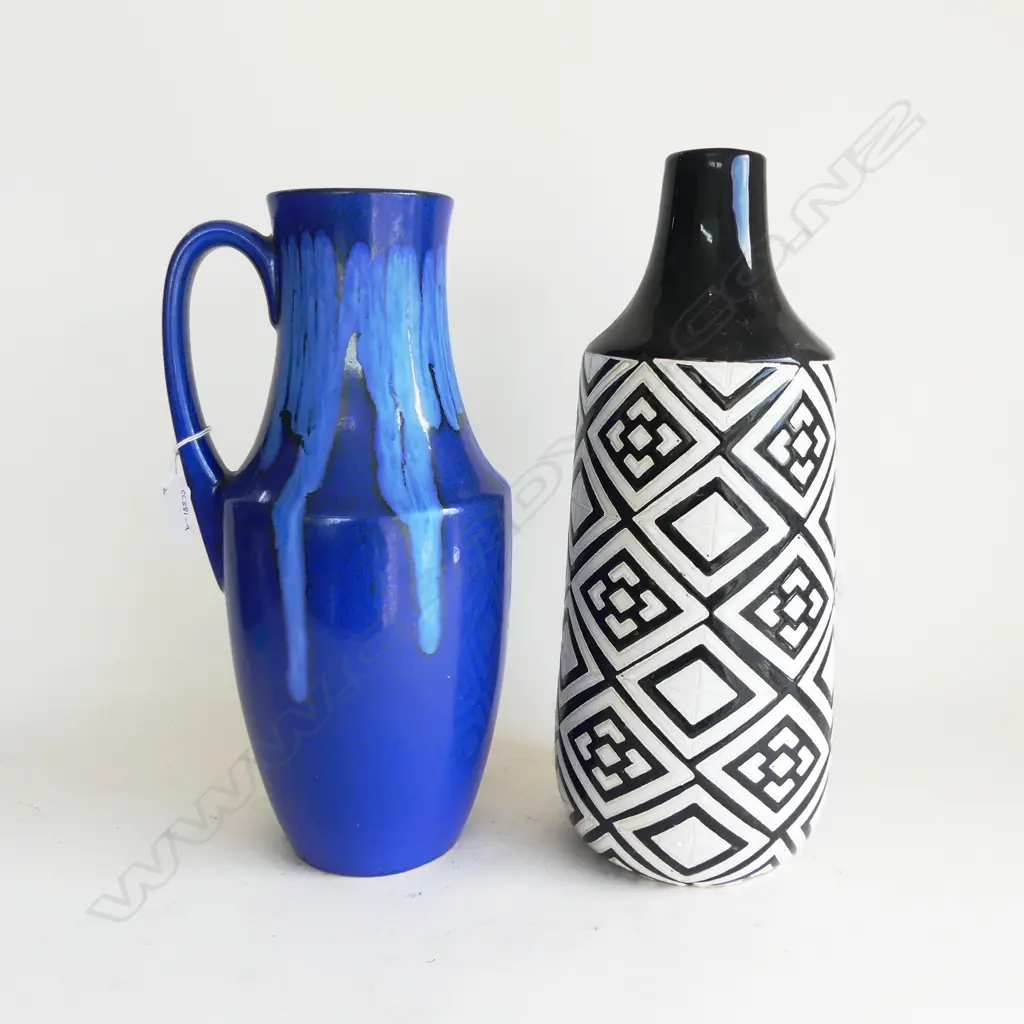 2 LARGE VASES; GERMAN & MODERN H.380mm Image 1++