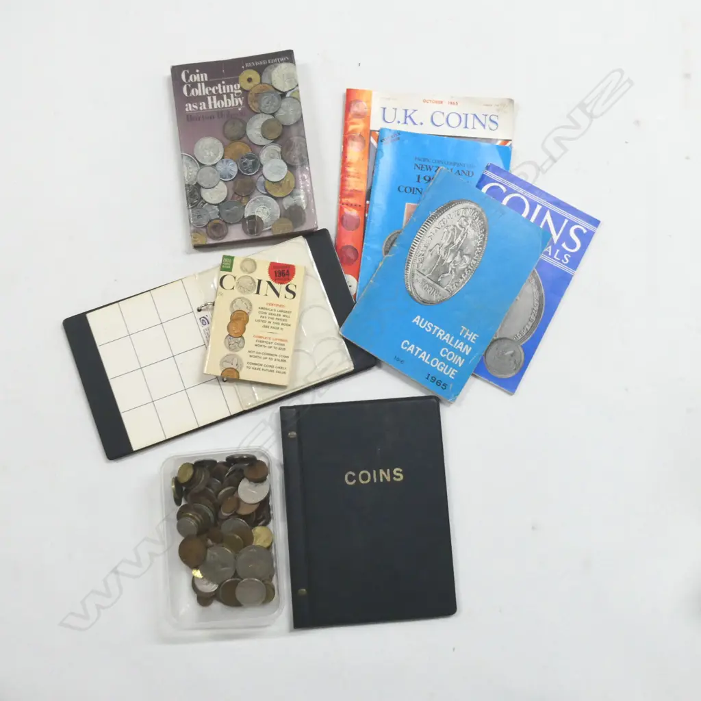 ASST. COINS & REFERENCE BOOKS Image 1++