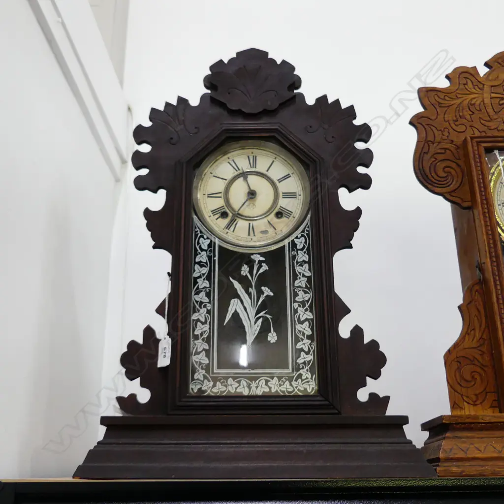 ANSONIA GINGERBREAD MANTLE CLOCK H.580mm Image 1++