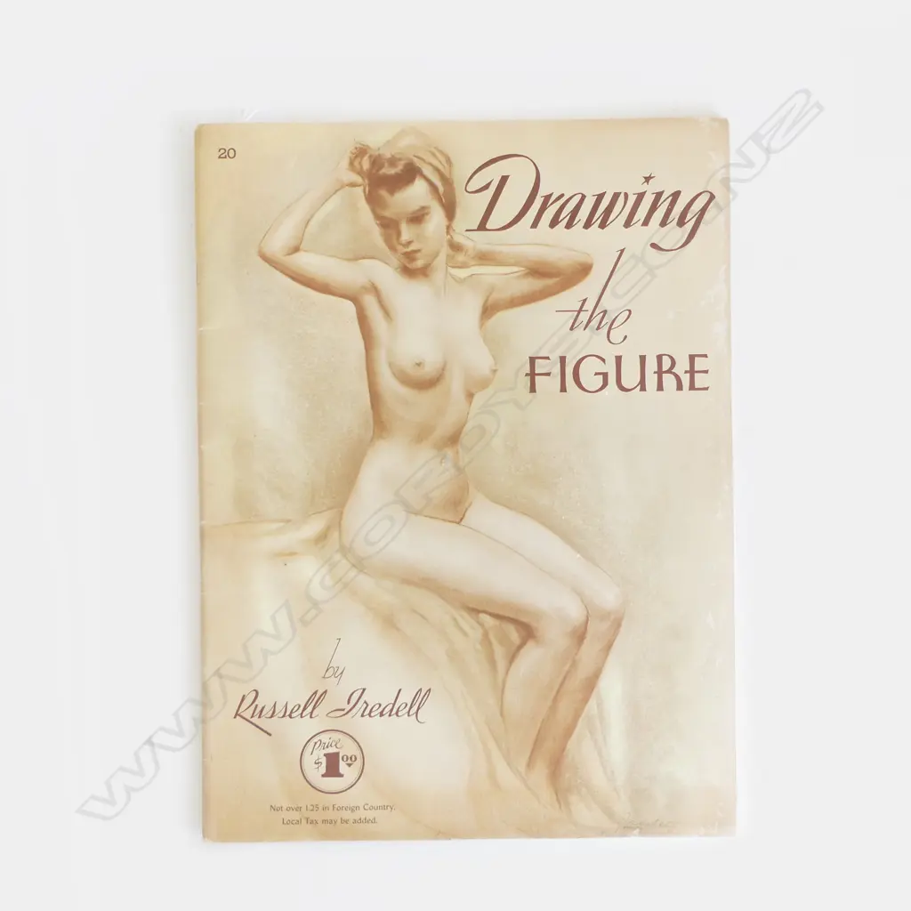 ART BOOK DRAWING THE FIGURE BY RUSSELL IREDELL MINT CONDITION Image 1++