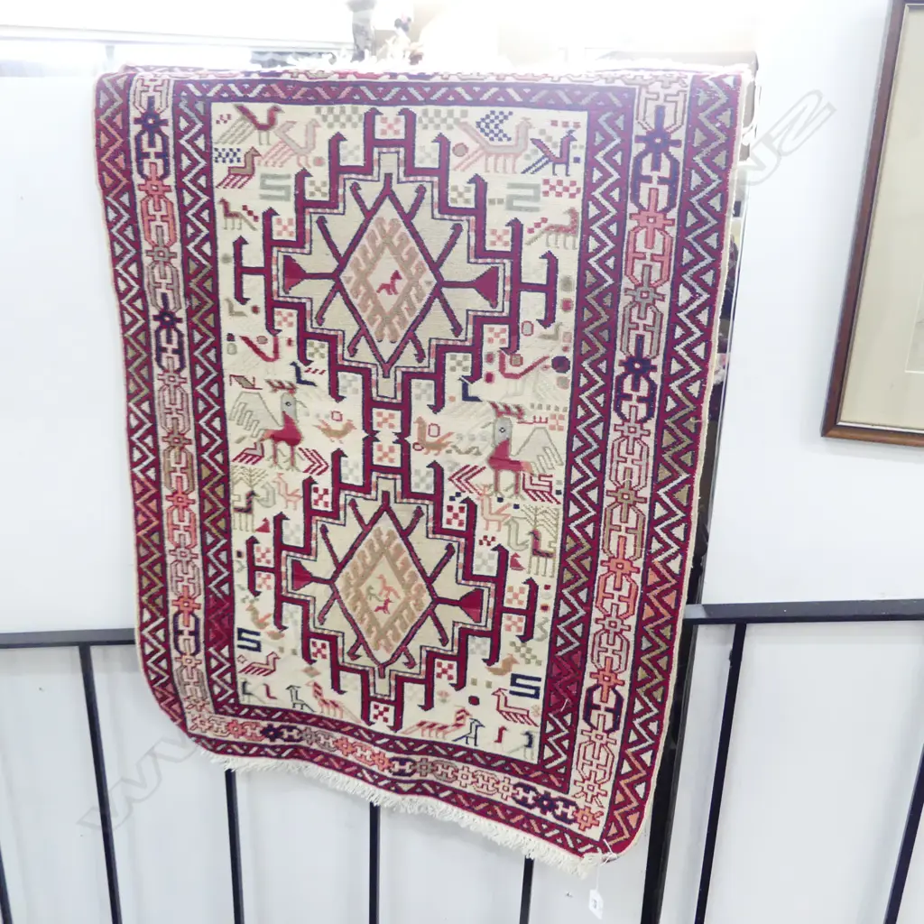 FLATWEAVE RUG 1020x780mm Image 1++