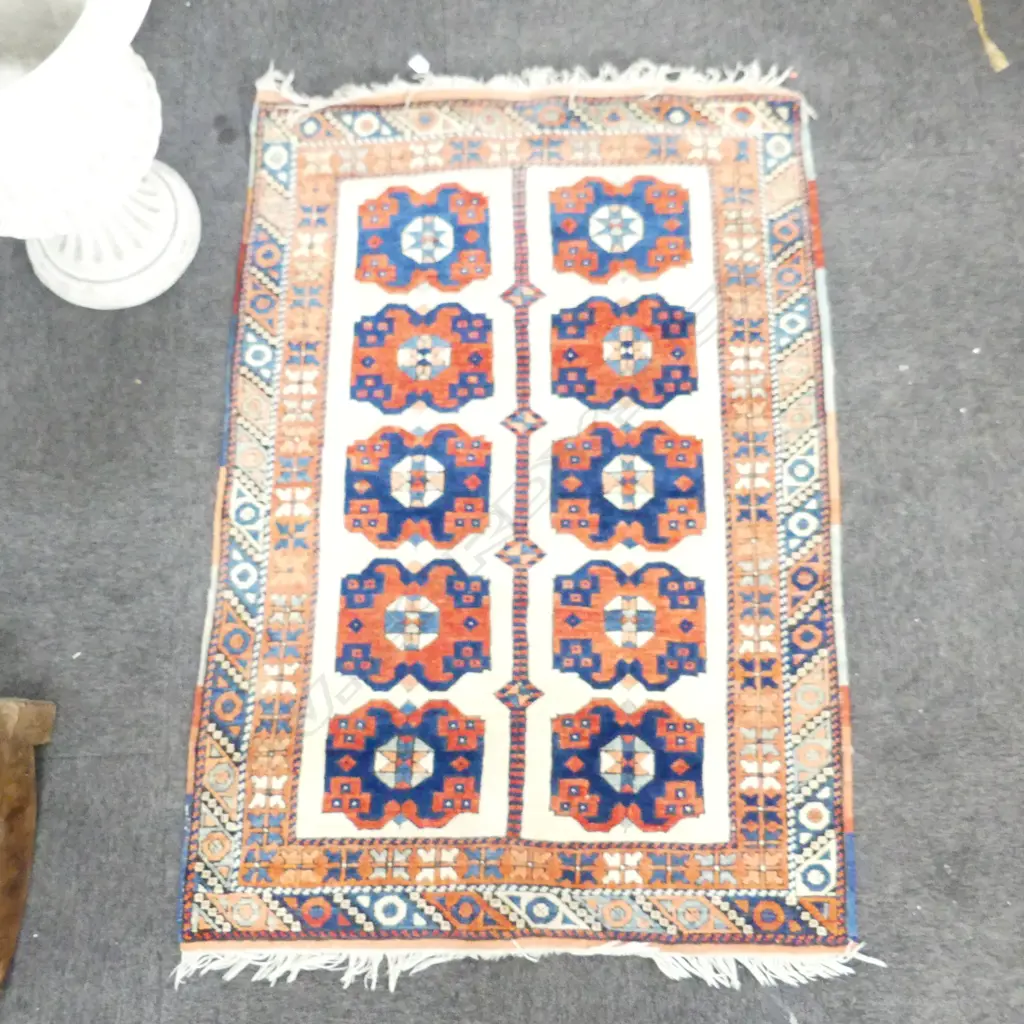 WOOL PILE HAND KNOTTED RUG, 1510x1030mm Image 1++