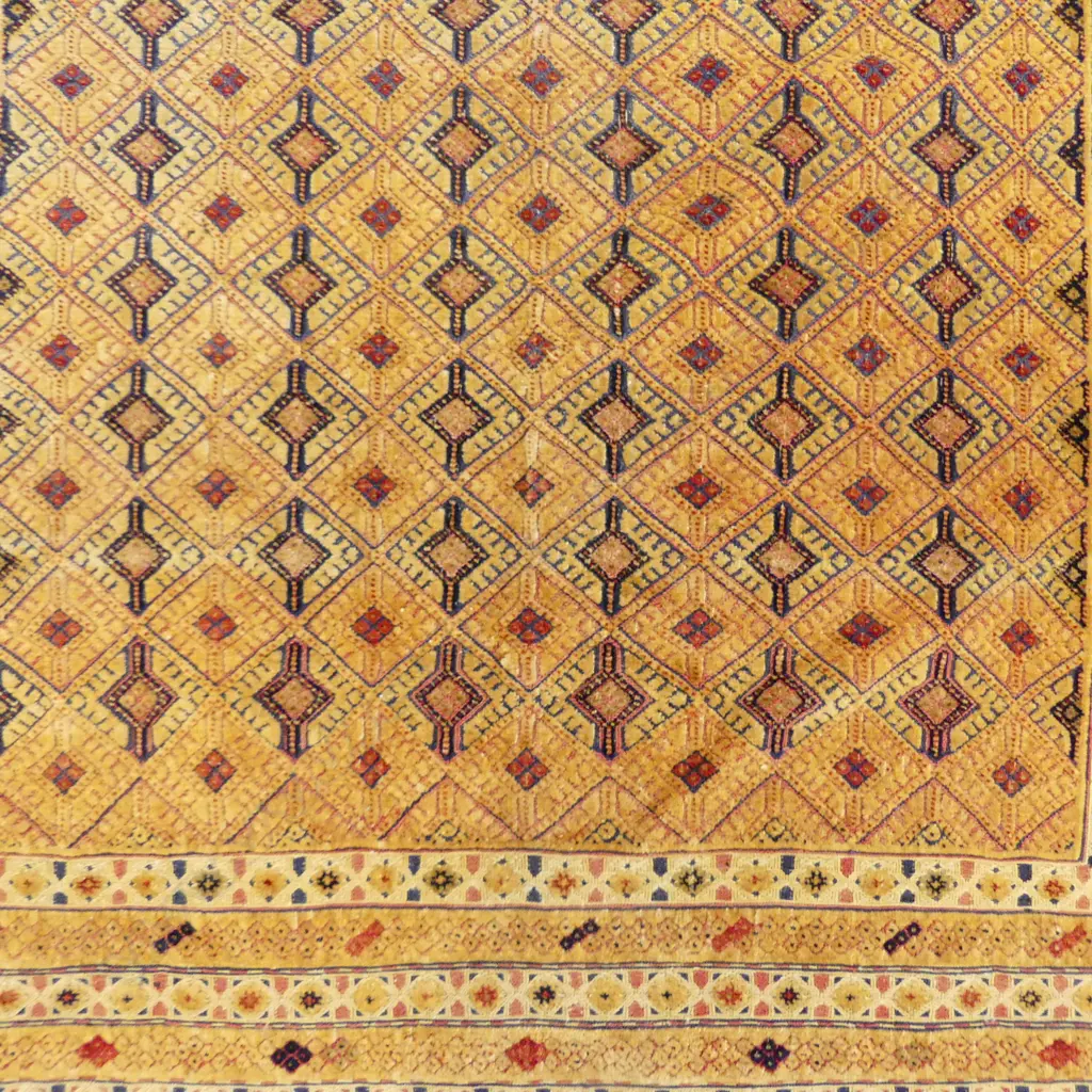 HAND KNOTTED MIXED PILE RUG 1860x1500mm Image 1++