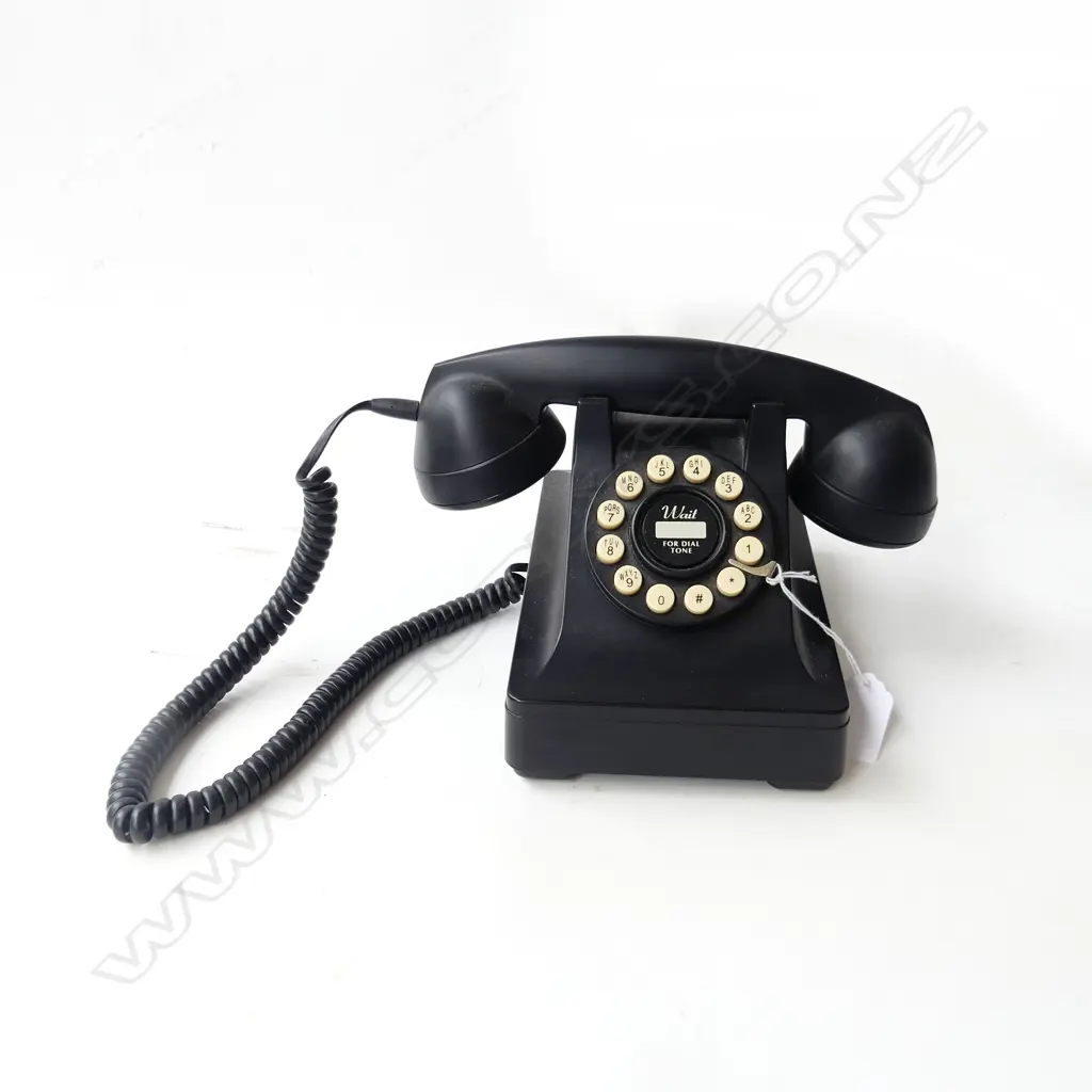 BLACK DIAL PHONE (MODERN REPRO) Image 1++