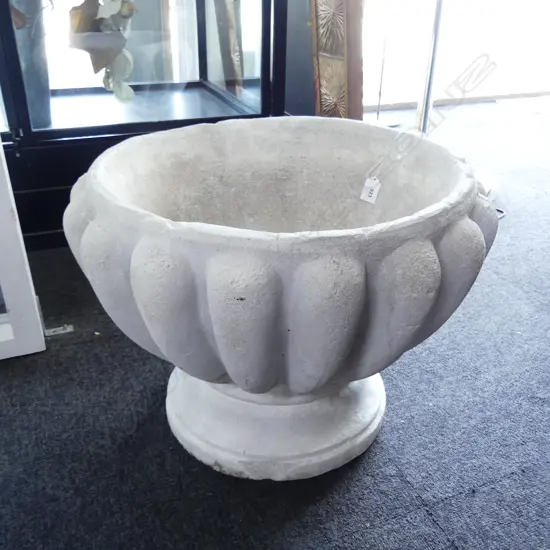 LARGE CONCRETE GARDEN PLANTER D 510 MM