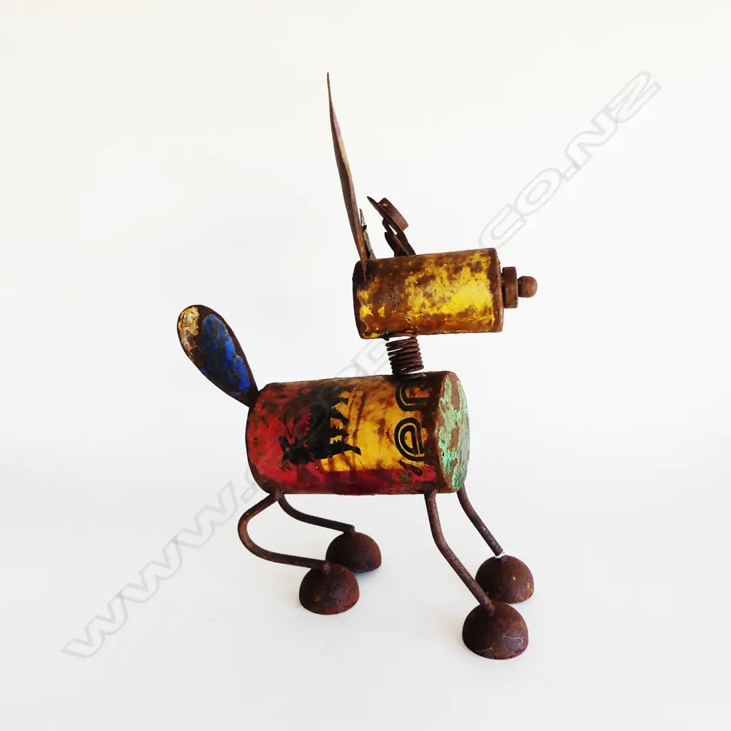 RUSTIC METAL GARDEN ART DOG H.480mm Image 1++