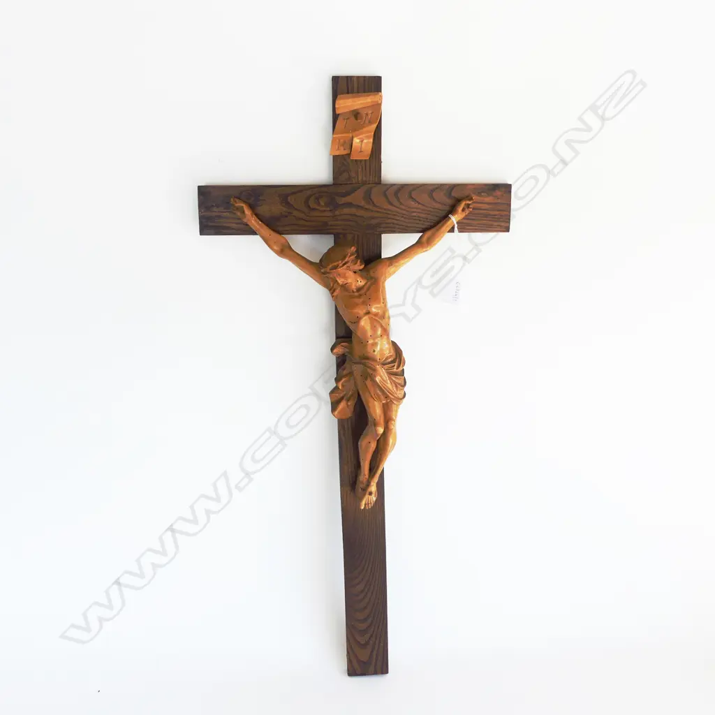LARGE WALL HANGING CRUCIFIX L710 Image 1++