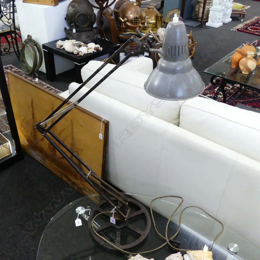 INDUSTRIAL NORWEGIAN LUXO LAMP Image 1++