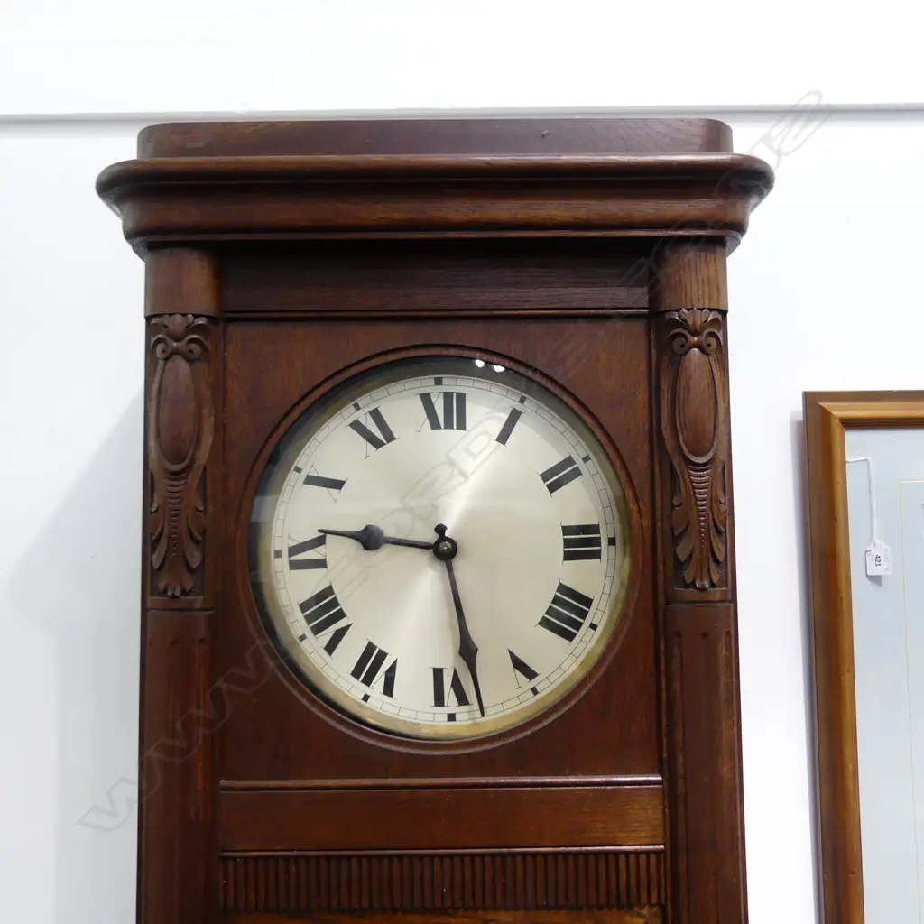 20thC LONG CASE CLOCK 530x320x220mm Image 1++