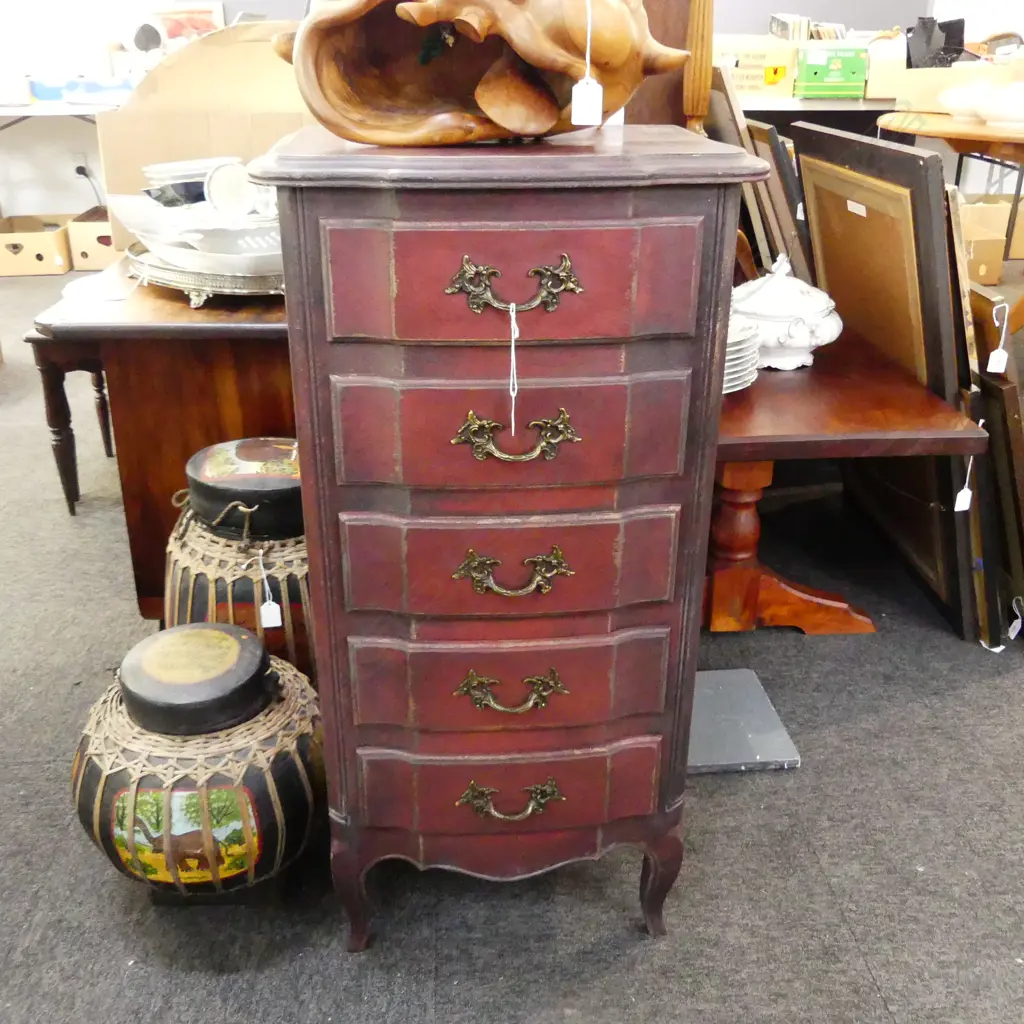 5 DRAWER TALLBOY 450x340x895mm Image 1++