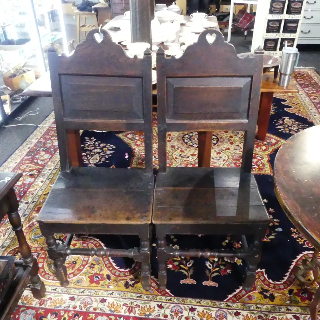 PR ANTIQUE OAK CHAIRS H.1070mm Image 1++