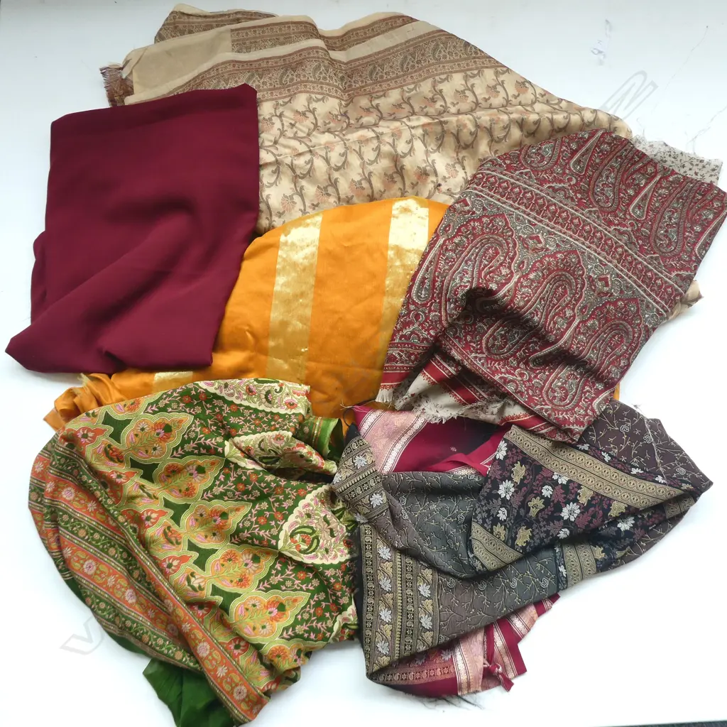 6 SILK GEORGETTE SAREE Image 1++