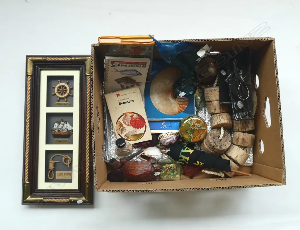 ASST. INCL. SEASHELL REFERENCE, H.M.N.Z.S TAMAKI PENDENT FLAG, etc Image 1++