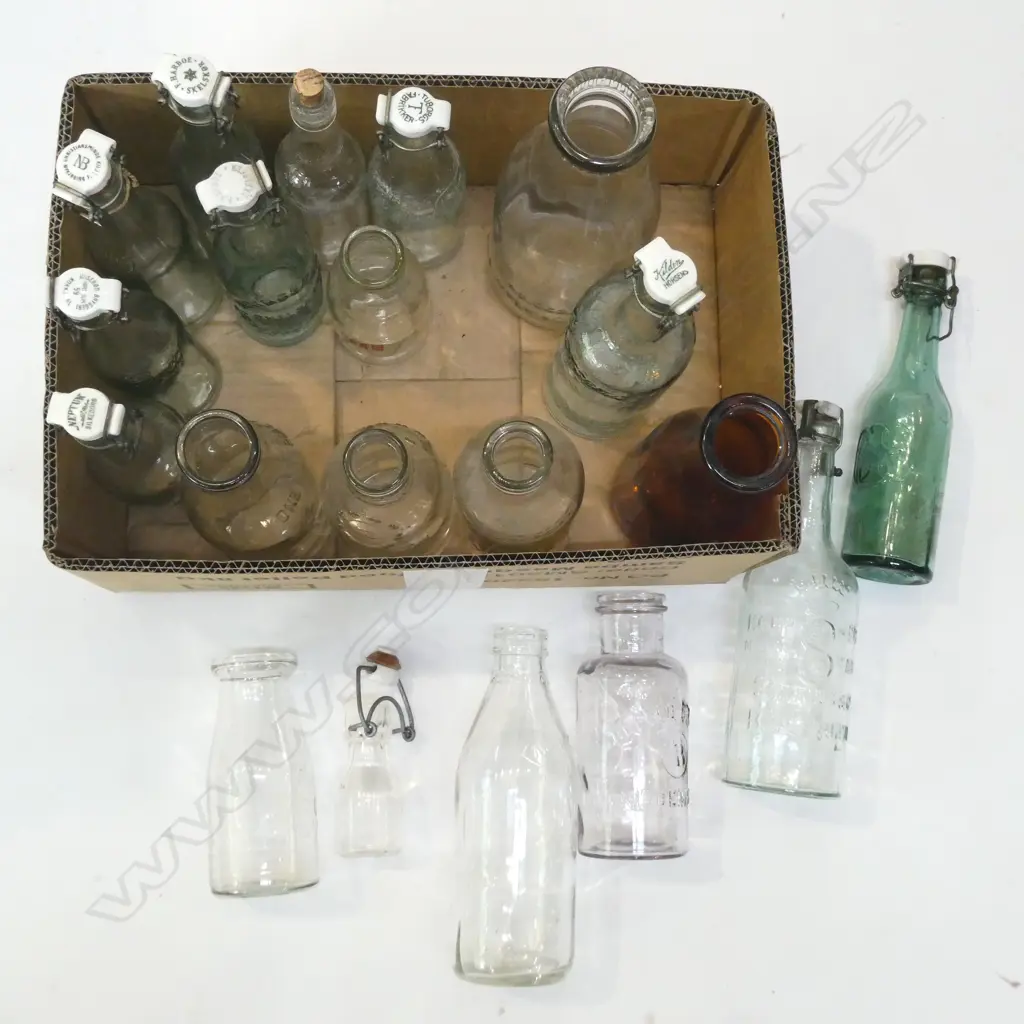 ASST. BOTTLES; CREAM, MILK, etc Image 1++