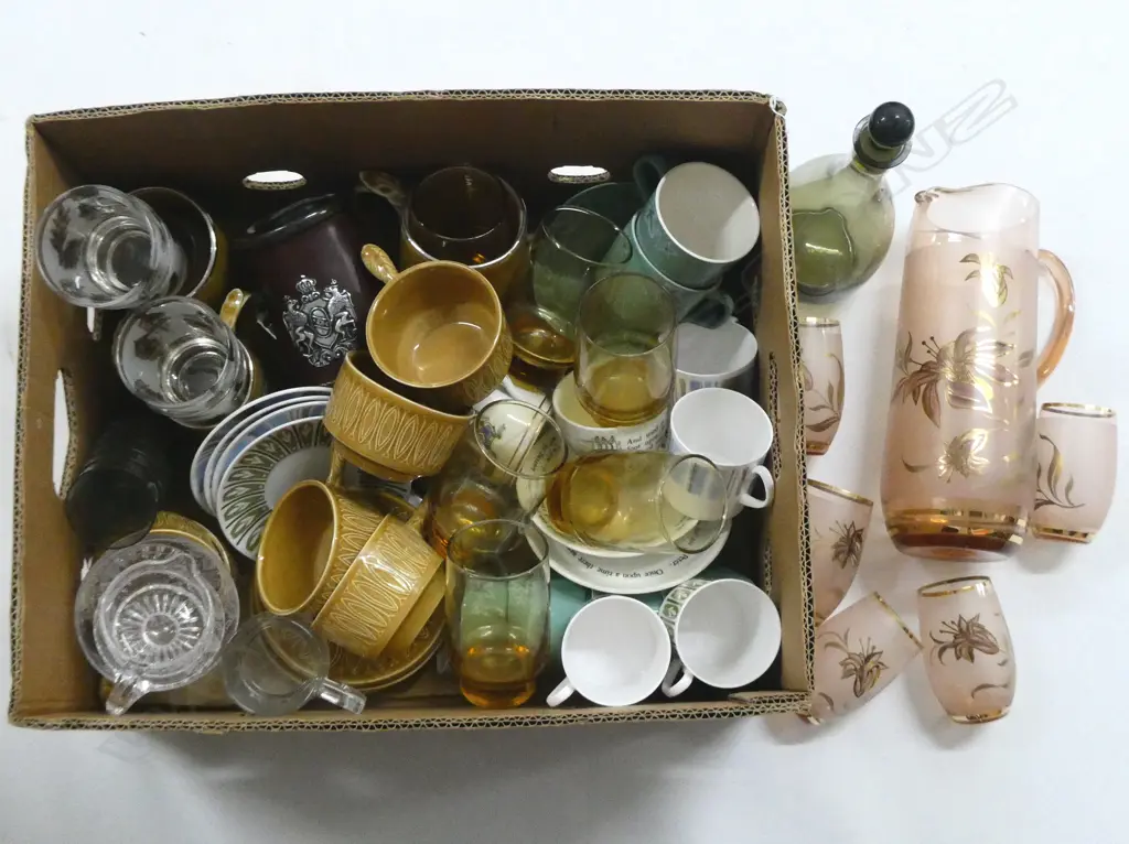 ASST. CHINA, RETRO GLASS WARE ETC Image 1++
