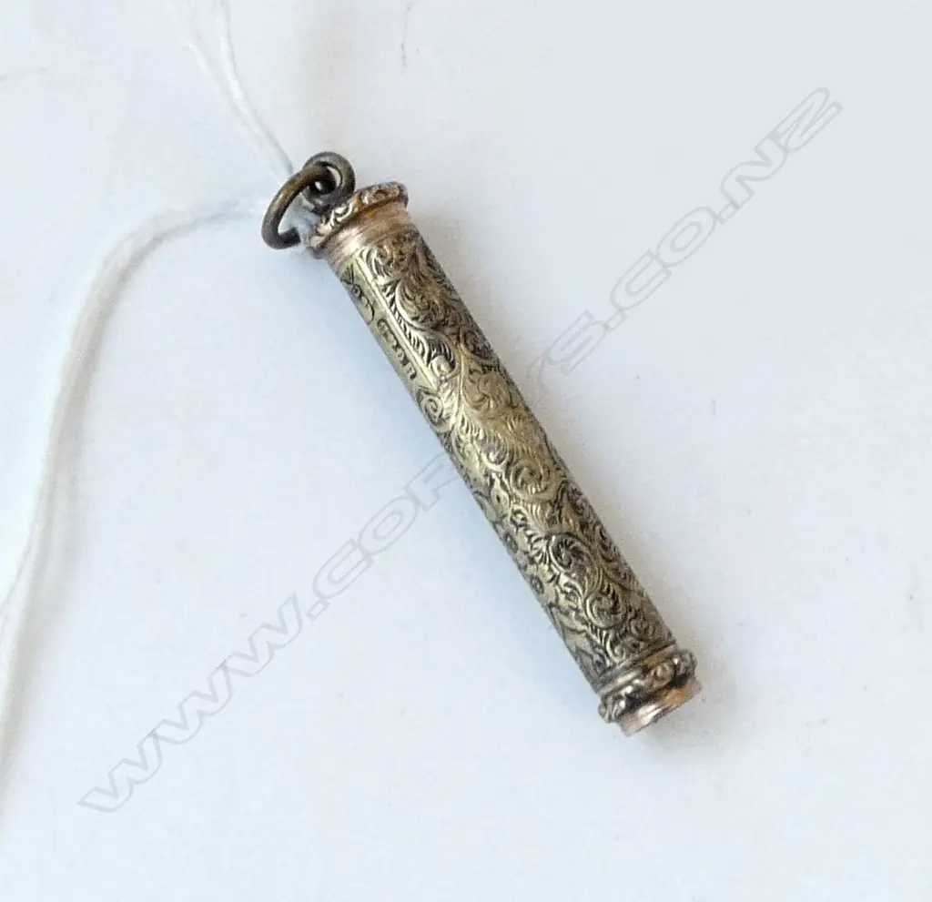 15ct YELLOW GOLD PROPELLING PENCIL DIP PEN 10.8gms Image 1++