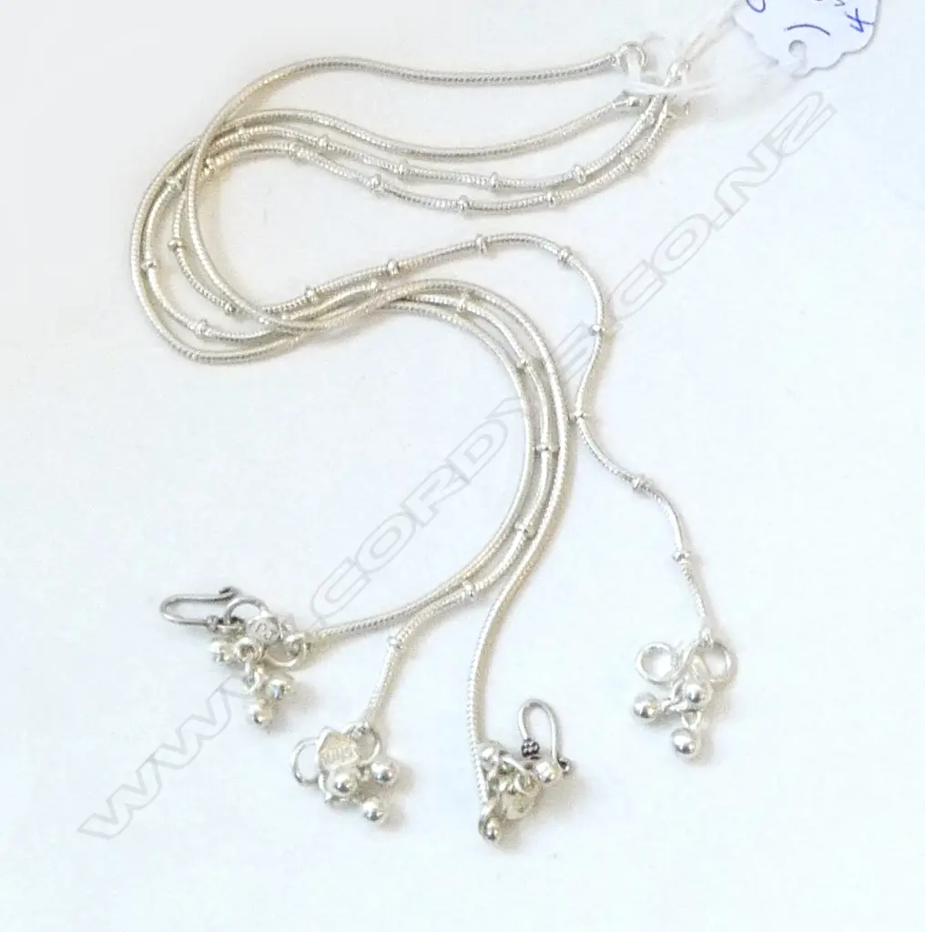 4SILVER ANKLE CHAINS 40gms Image 1++