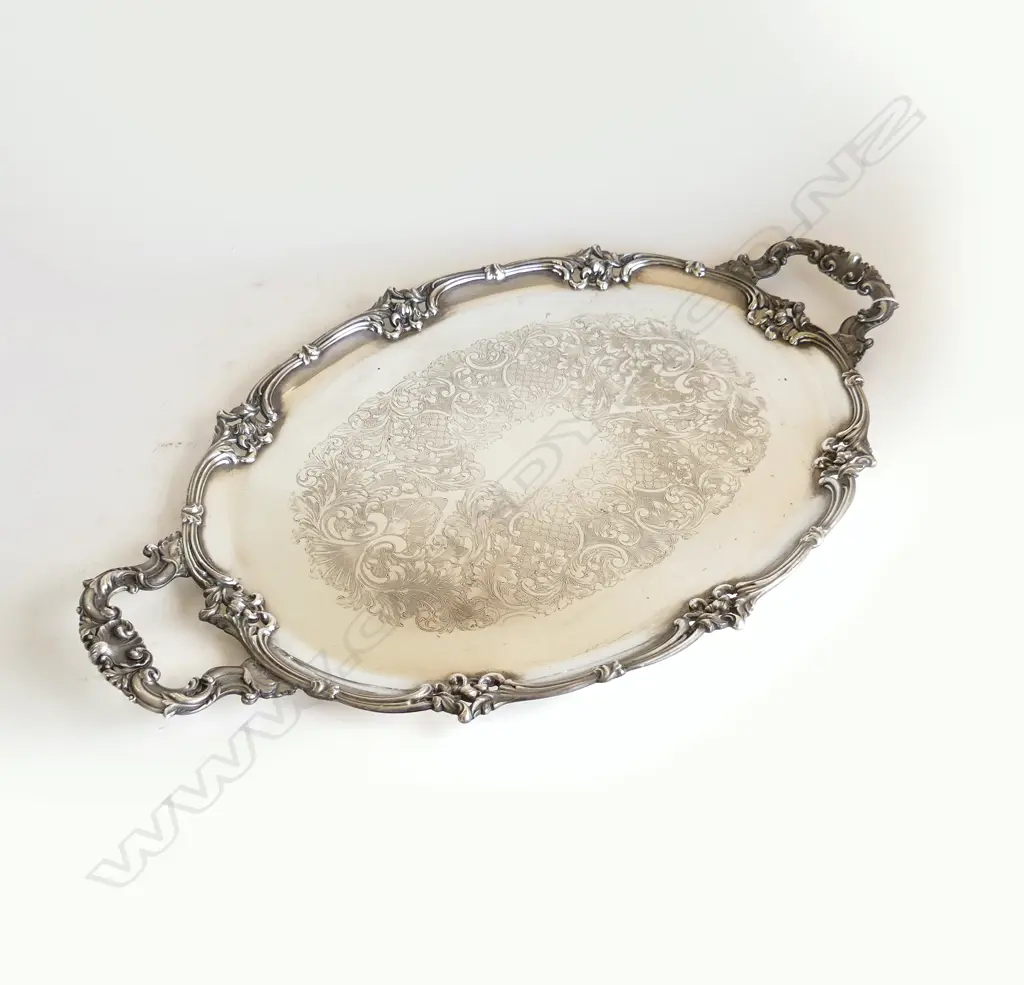 LG SILVER PLATE BUTLERS TRAY 645x400mm Image 1++