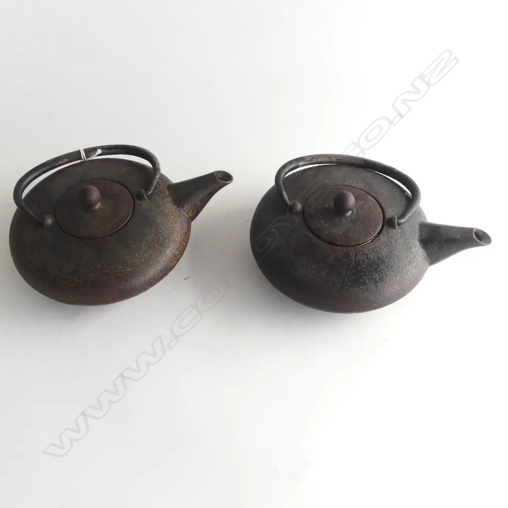 PR CAST IRON JAPANESE TEAPOTS W. 195MM  Image 1++