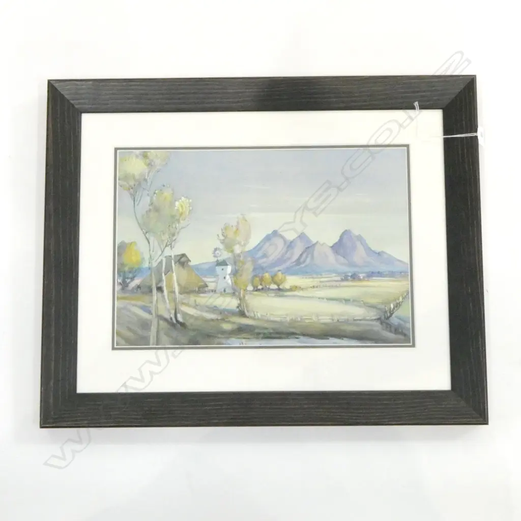 K AIRINI VANE, LANDSCAPE, GOUACHE, 250x370mm Image 1++