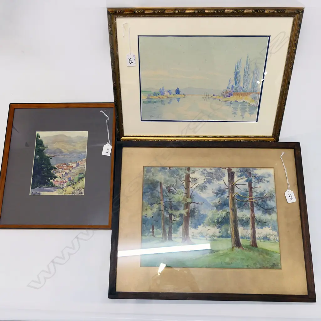 E. L. PRINCE W/C, DOROTHY WILKES W/C, ARTIST UNKNOWN W/C, 275x370mm Image 1++