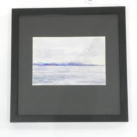 W H BUCK (1880-1973 Born England) COAST OF BRAZIL 22ND NOV 1912 W/C 145MM X 210MM