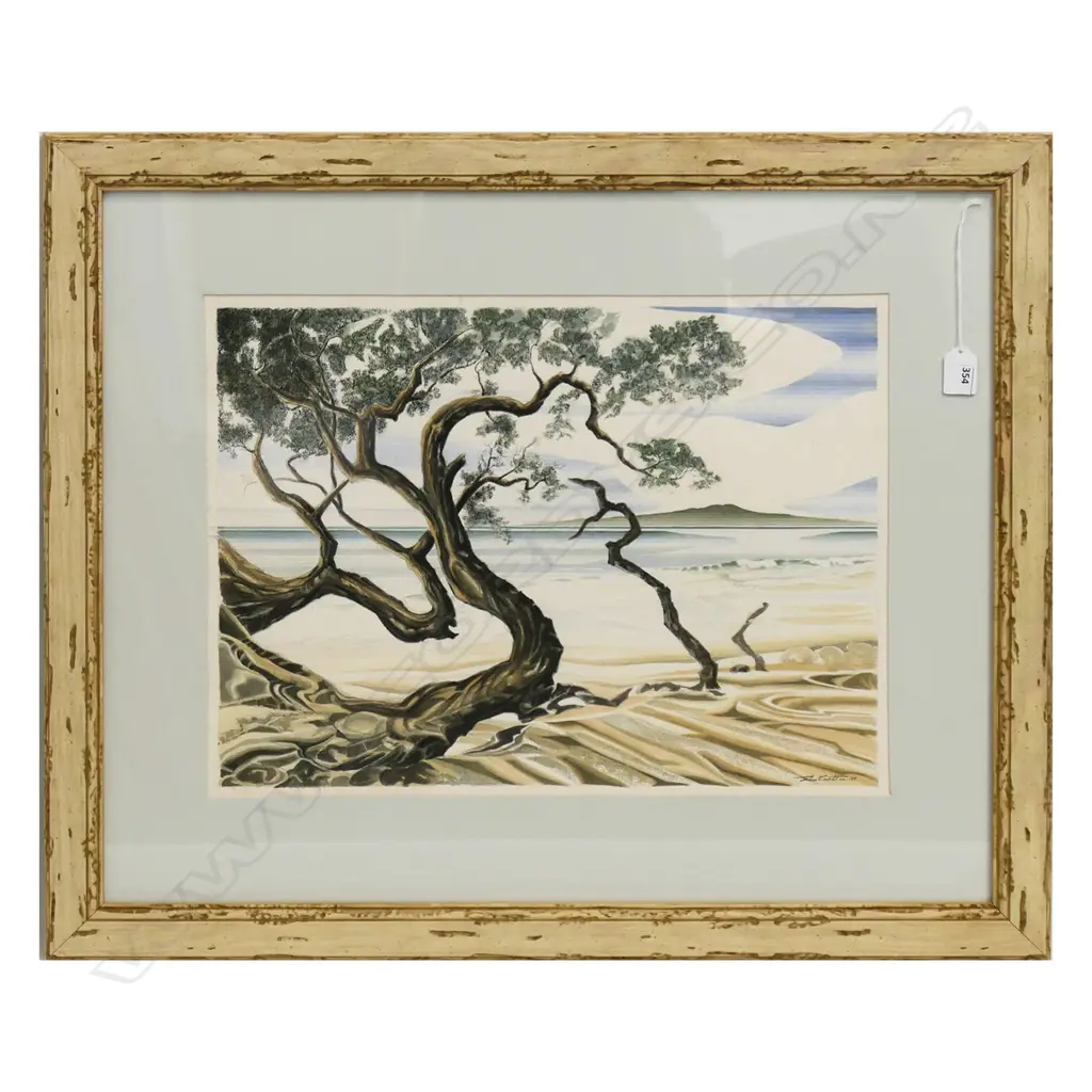 JOHN CRICHTON (1917-1993), UNTITLED 1989, WATERCOLOUR, 370x480mm Image 1++