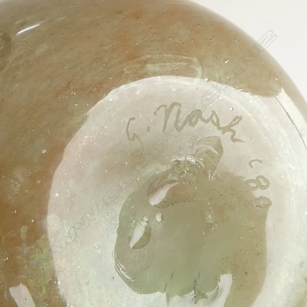 2 GARY NASH VASES, SIGNED 1980 / '80 H.240mm Image 1++