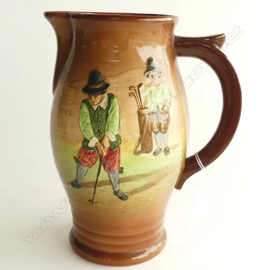 (A) ROYAL DOULTON GOLFING JUG H.240mm