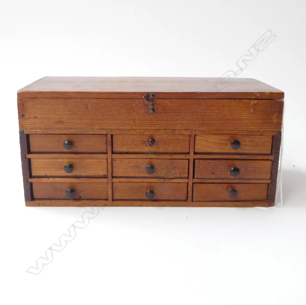 SMALL JEWELLERY DRAWER UNIT; 9 Drawers, 200x15x90mm Image 1++