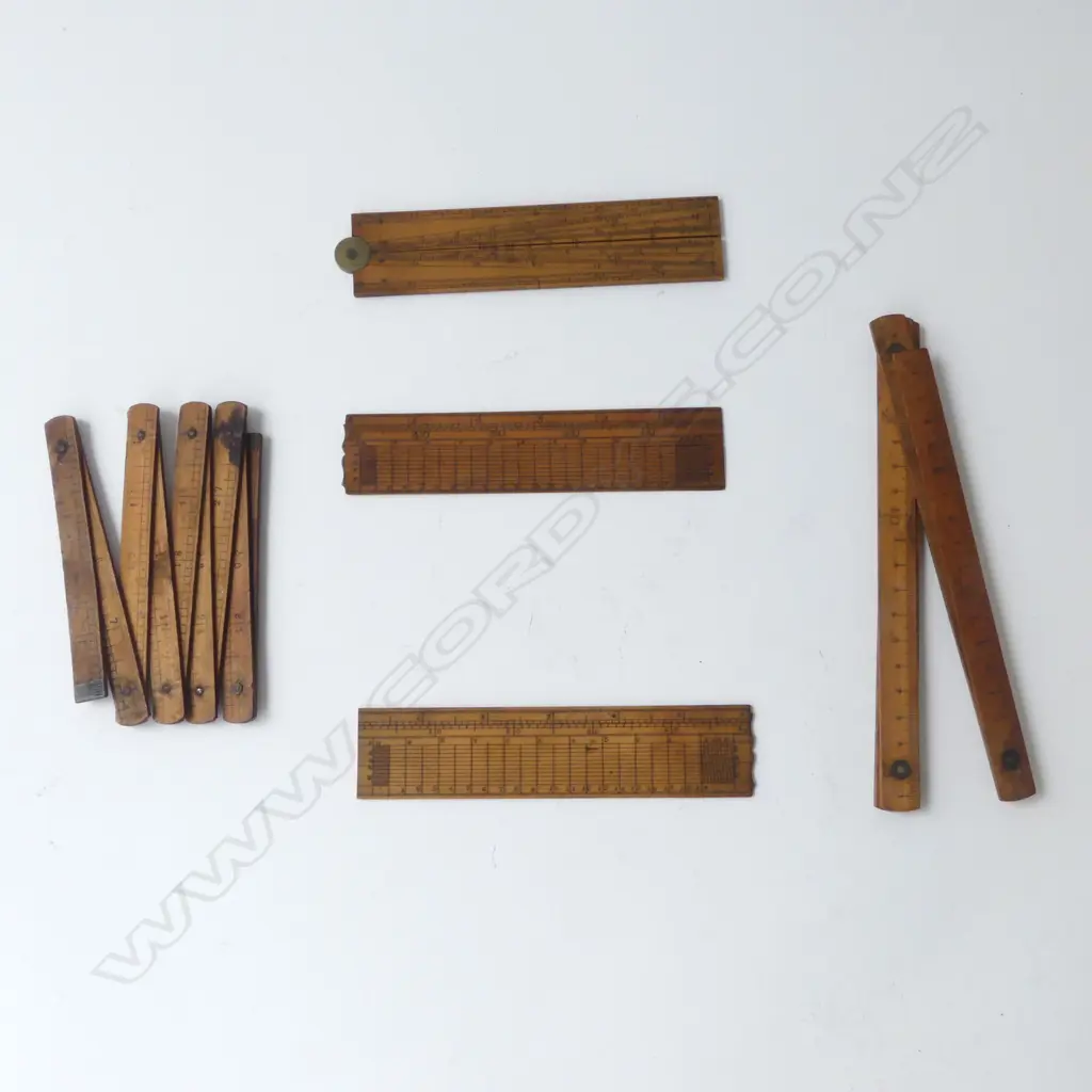 ASST. VINTAGE WOOD RULERS Image 1++
