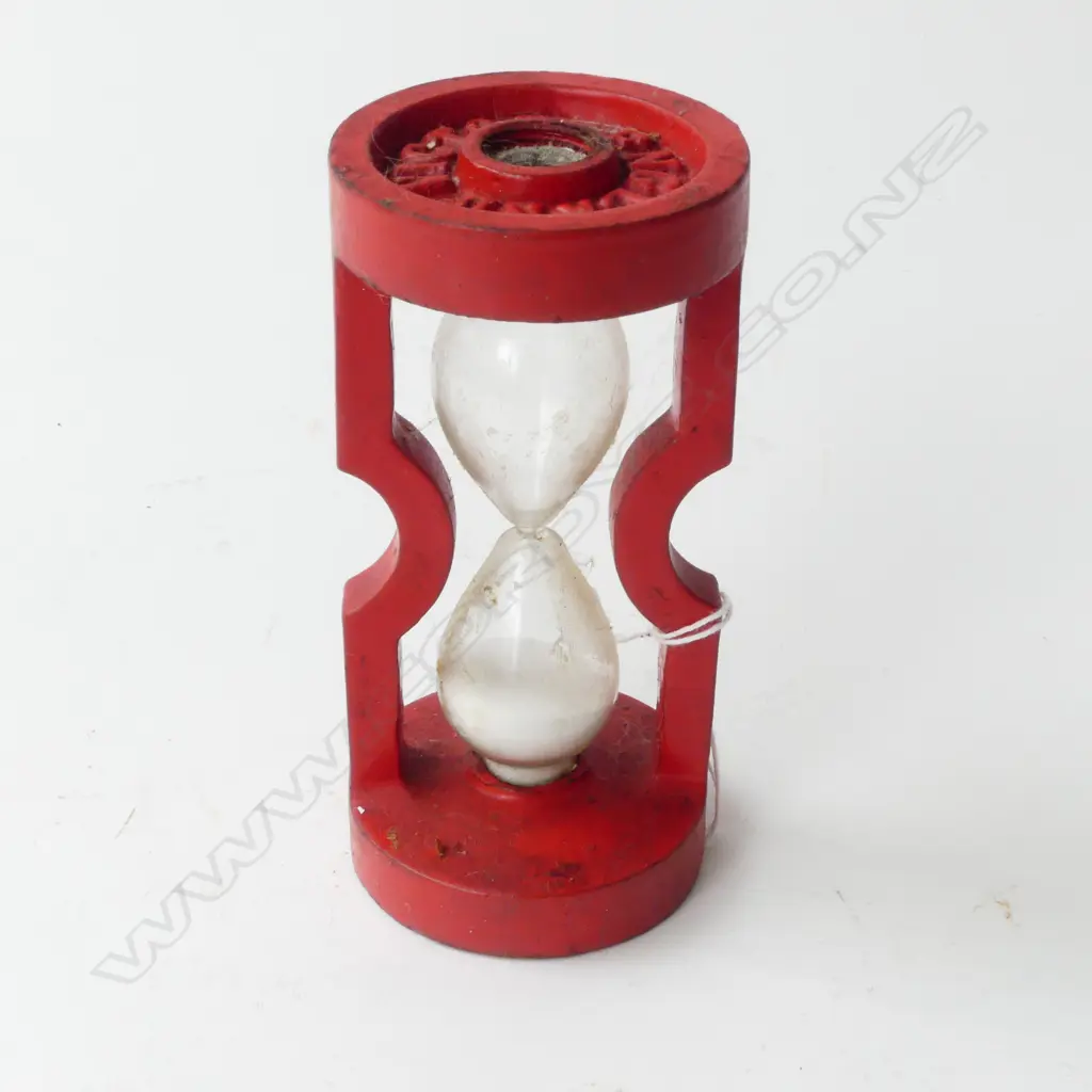 'VICTORIA ENGLAND' METAL HOUR GLASS H.120mm Image 1++