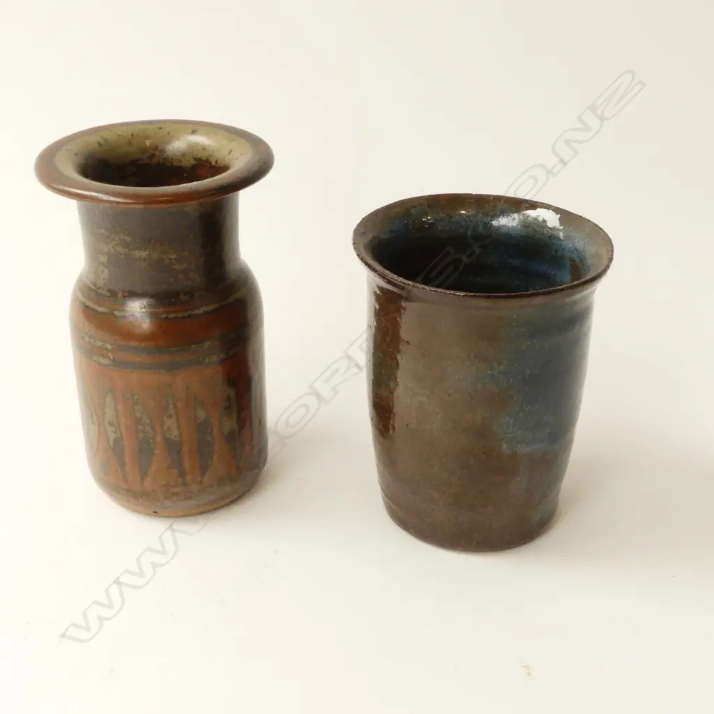 ARNAUD BARRAUD & PAKA POTTERY VASES H.130mm Image 1++