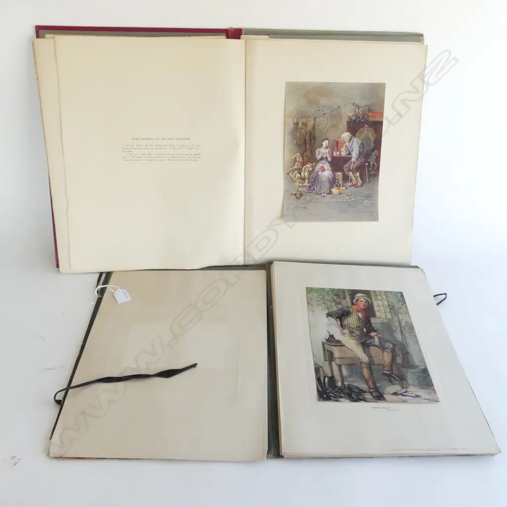 'THE BUCHANAN PORTFOLIO OF CHARACTERS FROM DICKS' w.' A SERIES OF CHARACTER SKETCHES FROM DICKENS' Image 1++