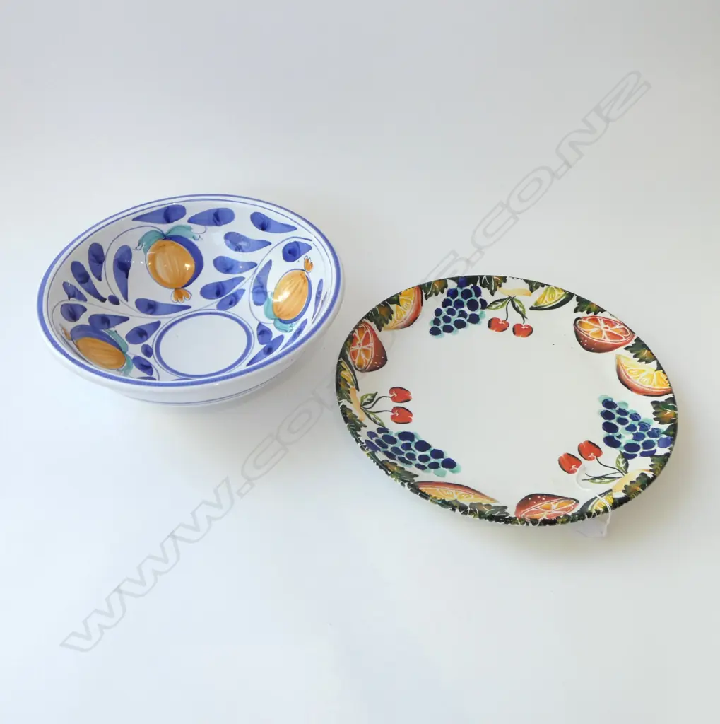 ITALIAN MIXING BOWL w. LG ITALIAN DISH Dia.360mm Image 1++