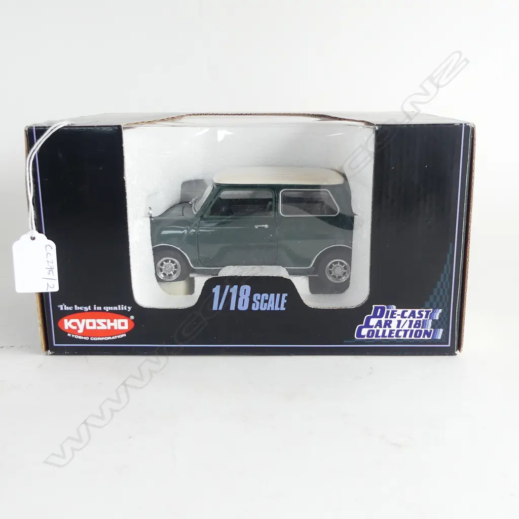 BOXED KYOSHO 1:18 MORRIS MINI COOPER Image 1++