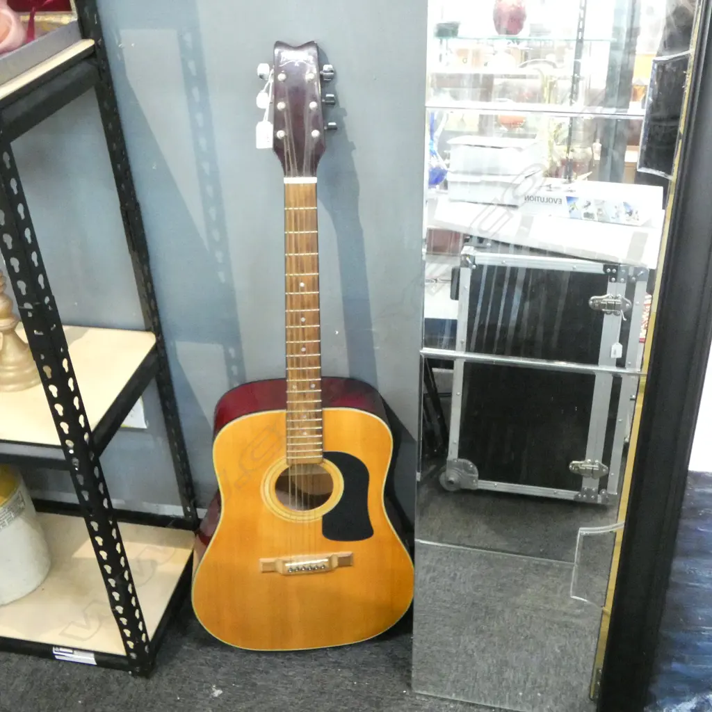 1990's WASHBURN D10 DREADNOUGHT ACOUSTIC GUITAR Image 1++