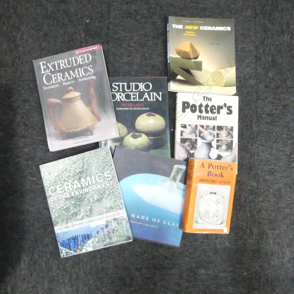 Collection of 7 Pottery Related Books: 'A Potter's Book' by Leach etc Image 1++