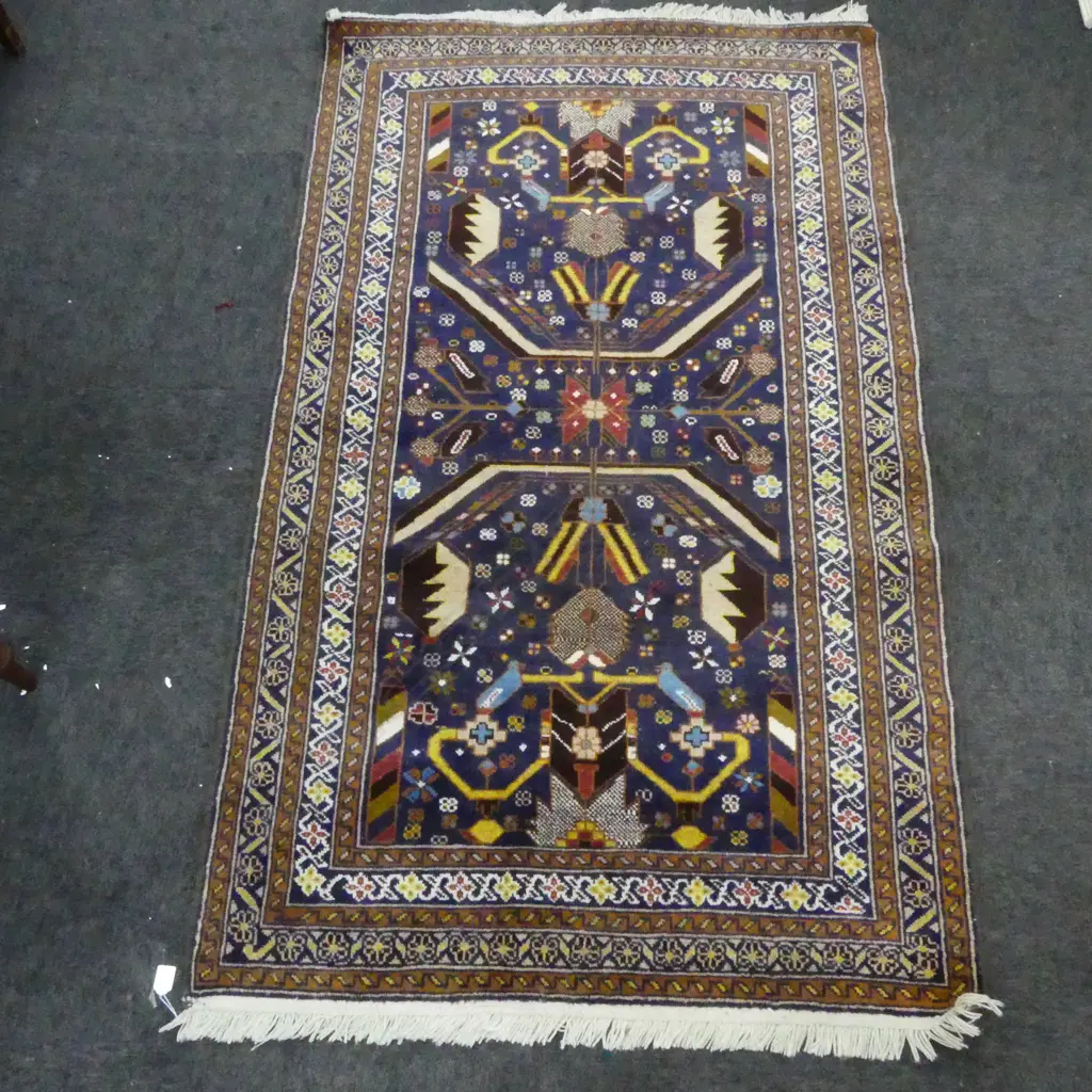 HAND KNOTTED WOOL PILE RUG 1800x1080mm Image 1++