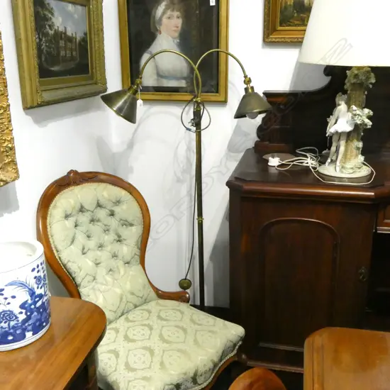 DOUBLE HEADED FLOOR LAMP H.1420mm