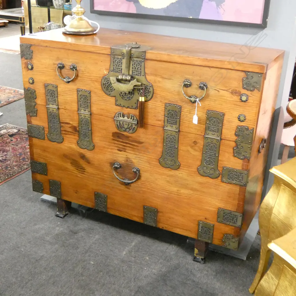 KOREAN CHEST, lock needs attention, 1140x480x940mm Image 1++