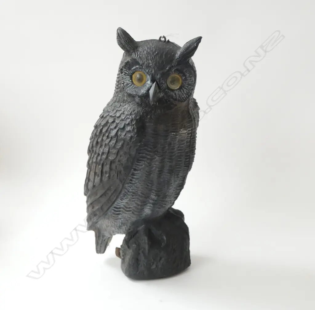 'SPORT PLASTIC' ITALIAN GARDEN OWL H.410mm Image 1++