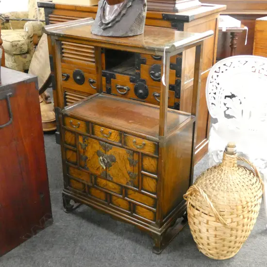 KOREAN CABINET; 3 drawers, 635x320x940mm