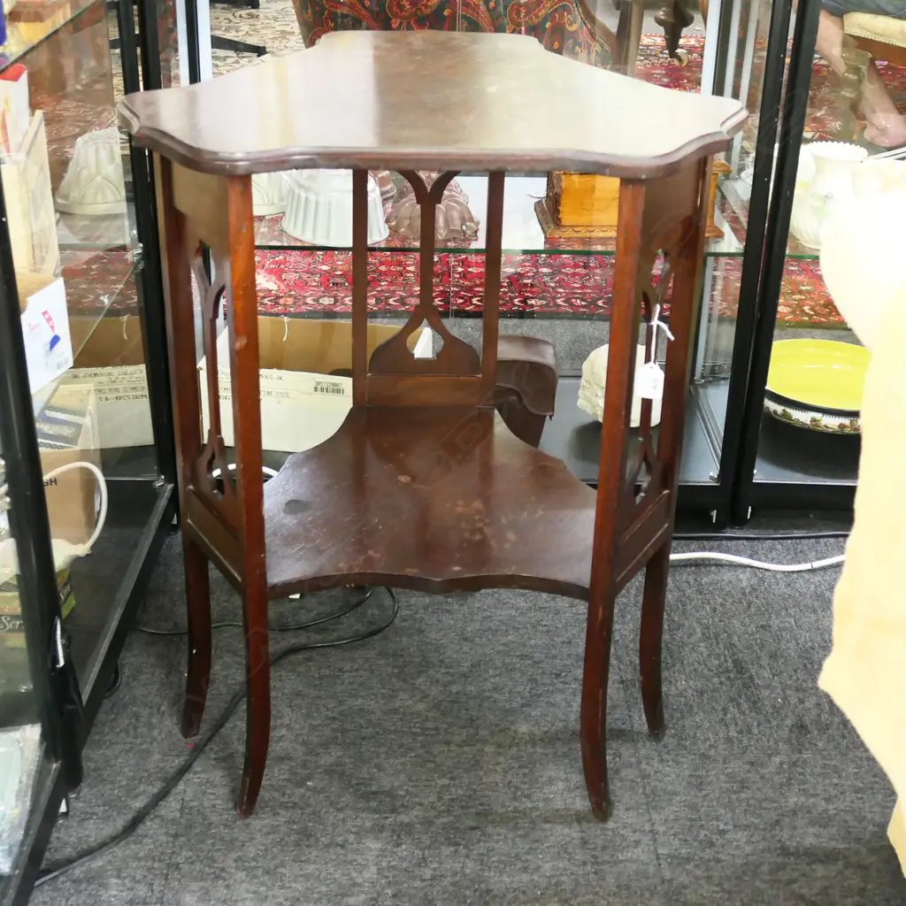 MAHOGANY SIDE TABLE H.725mm Image 1++