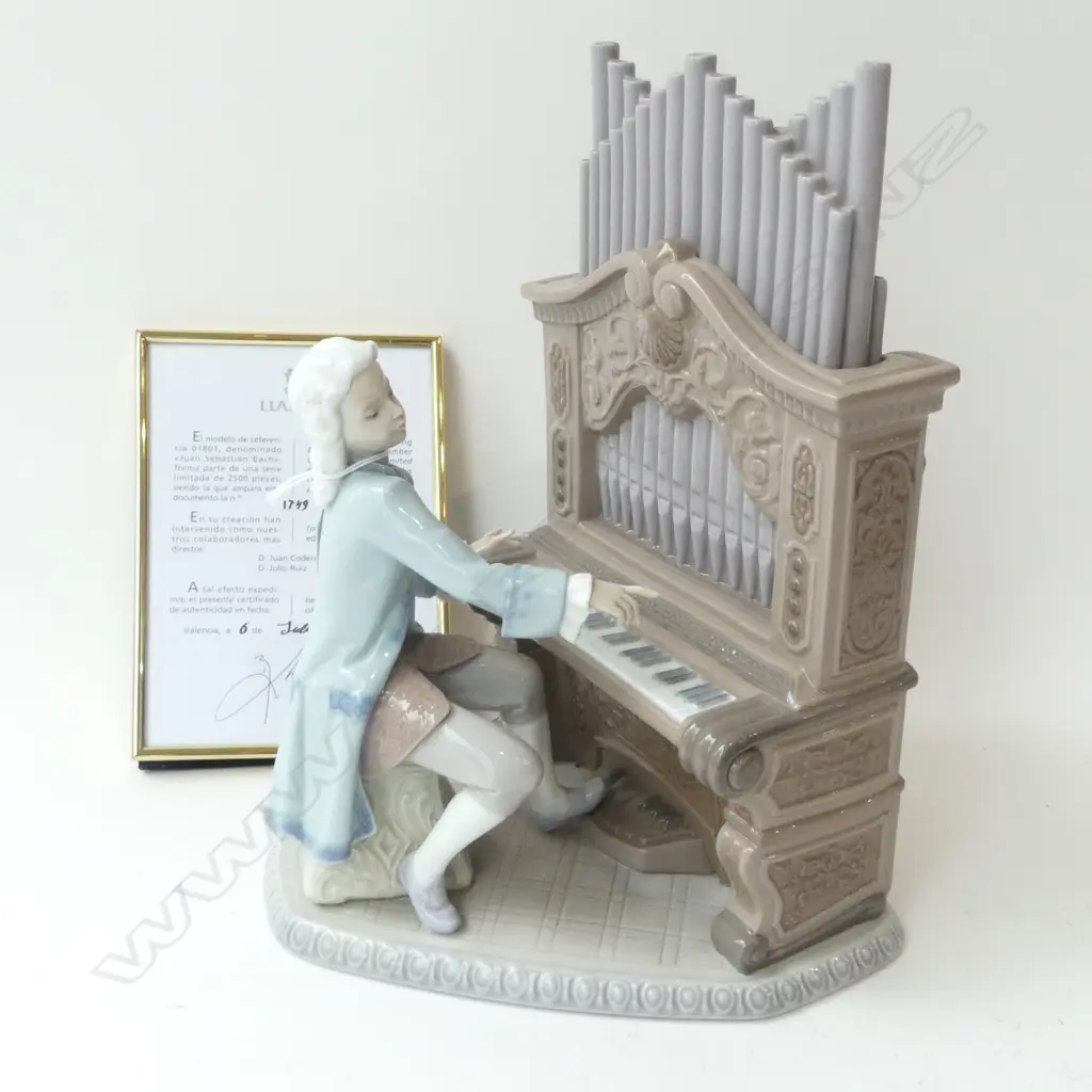 LLADRO 'YOUNG BACH' H.285mm + CERTIFICATE Image 1++
