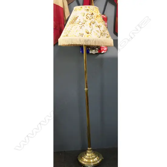 BRASS STANDARD LAMP H.1830mm