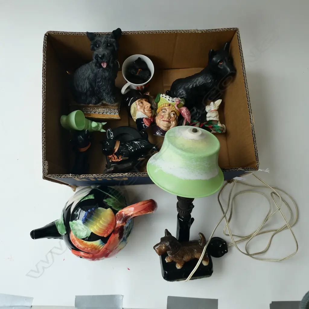 ASST. SCOTTIE DOGS, PARROT TEAPOT ETC Image 1++