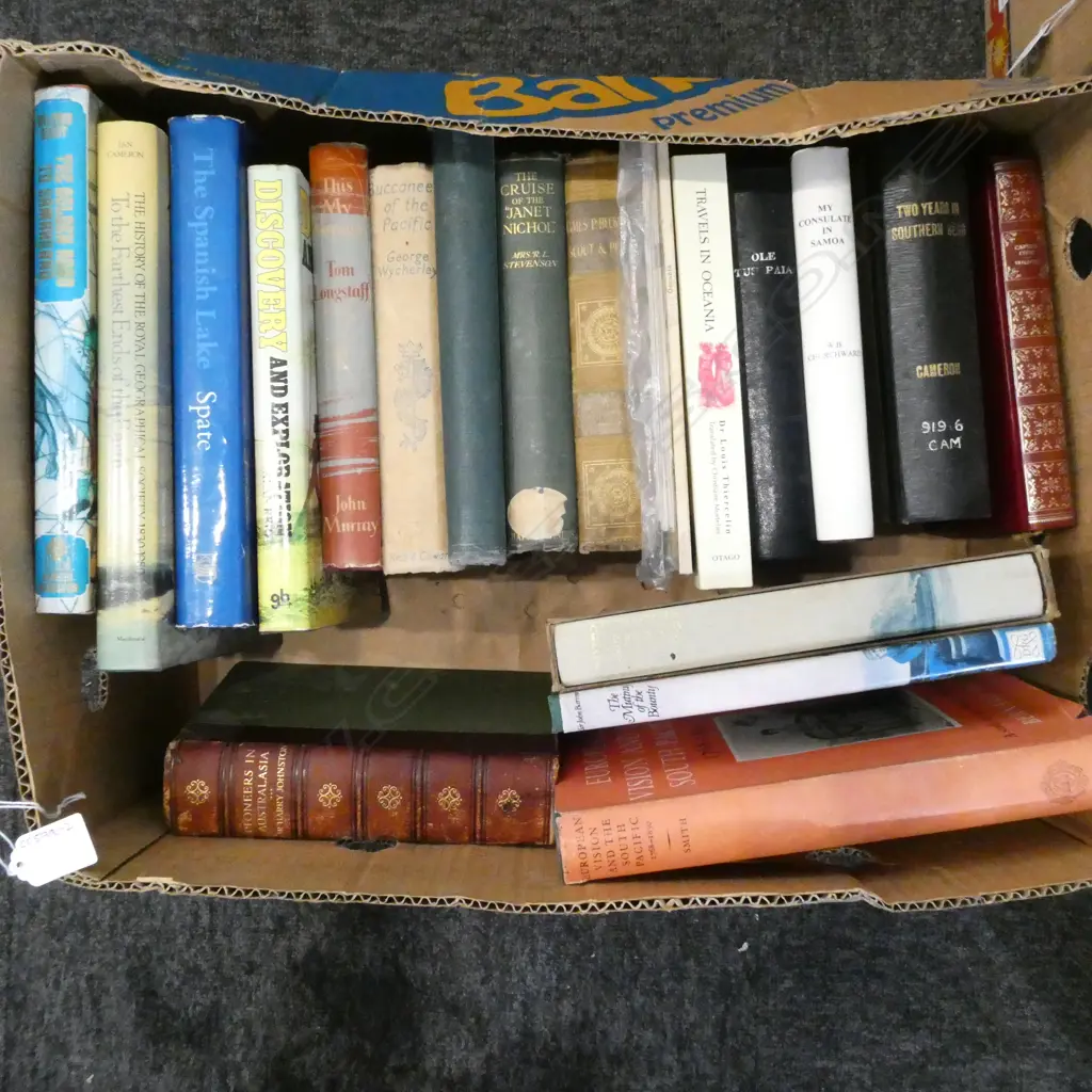 ASST SOUTH PACIFIC EXPLORATION BOOKS etc Image 1++