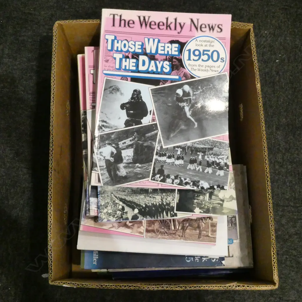 ASST BOOKS; WEEKLY NEWS 'THOSE WERE THE DAYS', etc Image 1++